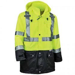 GLOWEAR RAIN JACKET BK/LM 4X